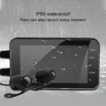 4 inch HD WIFI Dual Lens 1080P Waterproof Motorcycle Driving Recorder - Image 10