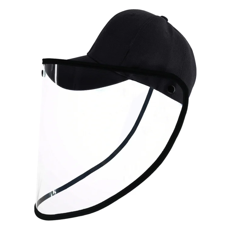 PKT463B_1.webp 50 PCS Anti-Saliva Splash Anti-Spitting Anti-Fog Anti-Oil Protective Baseball Cap Mask Removable Face Shield - Image 3