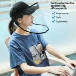 50 PCS Anti-Saliva Splash Anti-Spitting Anti-Fog Anti-Oil Protective Baseball Cap Mask Removable Face Shield - Image 12
