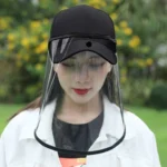50 PCS Anti-Saliva Splash Anti-Spitting Anti-Fog Anti-Oil Protective Baseball Cap Mask Removable Face Shield - Image 14