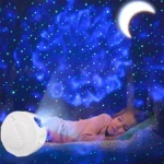 3 in 1 Bluetooth Music Starry Sky Projection Night Light with Remote Control - Image 10