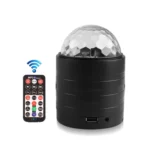 USB Bluetooth Crystal Magic Ball Stage Light with Remote Control - Image 2