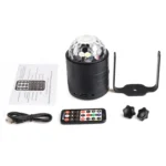 USB Bluetooth Crystal Magic Ball Stage Light with Remote Control - Image 3