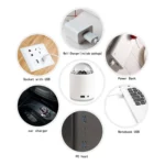 USB Bluetooth Crystal Magic Ball Stage Light with Remote Control - Image 5