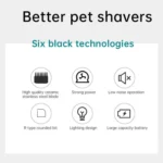 VGR V-208 Professional Pet Barber Electric Hair Clipper - Image 3