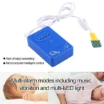 SVY001B Adult / Baby Bedwetting Enuresis Urine Bed Wetting Alarm +Sensor With Clamp(Blue) - Image 7