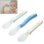 Lovely Silicone Gel Spoon for Baby (Random Delivery) - Image 2
