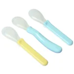 Lovely Silicone Gel Spoon for Baby (Random Delivery) - Image 3
