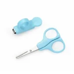 2 in 1 Baby Nail Clippers Scissors Kits, Random Color Delivery - Image 2