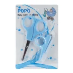 2 in 1 Baby Nail Clippers Scissors Kits, Random Color Delivery - Image 7