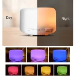 Ultrasonic Aroma Diffuser with Colorful LED Lights (US Plug)(White) - Image 5