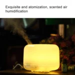 Ultrasonic Aroma Diffuser with Colorful LED Lights (US Plug)(White) - Image 6