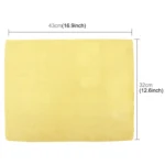 KANEED Synthetic Chamois Drying Towel Super Absorbent PVA Shammy Cloth for Fast Drying of Car, Size: 43 x 32 x 0.2cm(Yellow) - Image 6