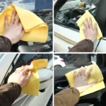 KANEED Synthetic Chamois Drying Towel Super Absorbent PVA Shammy Cloth for Fast Drying of Car, Size: 43 x 32 x 0.2cm(Yellow) - Image 10