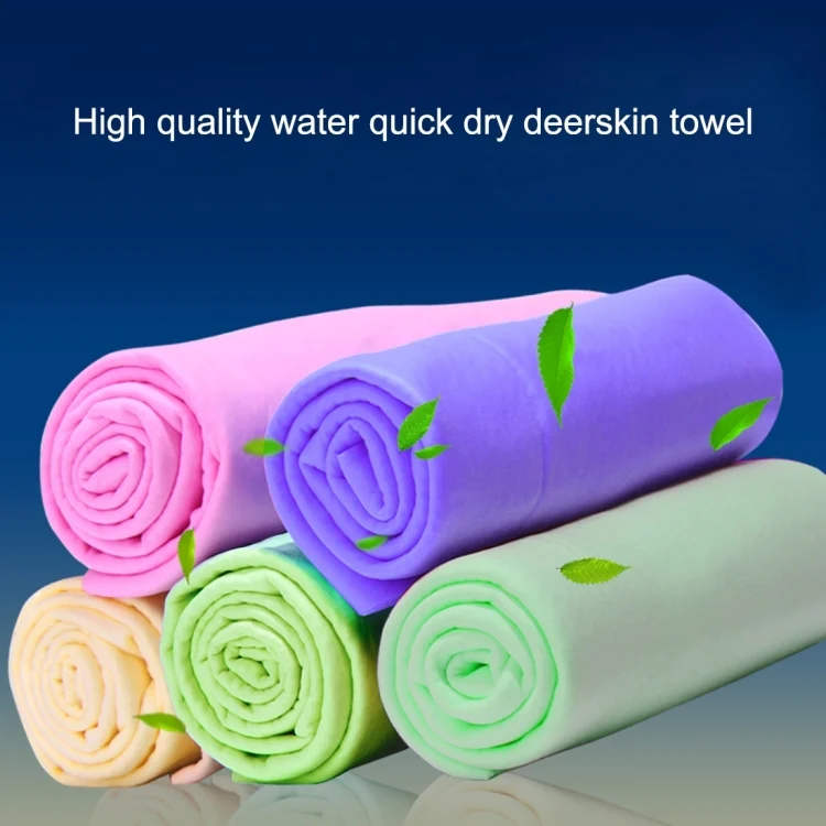 S-CA-0069_B3.webp KANEED Synthetic Chamois Drying Towel Super Absorbent PVA Shammy Cloth for Fast Drying of Car, Size: 43 x 32 x 0.2cm(Yellow) - Image 4