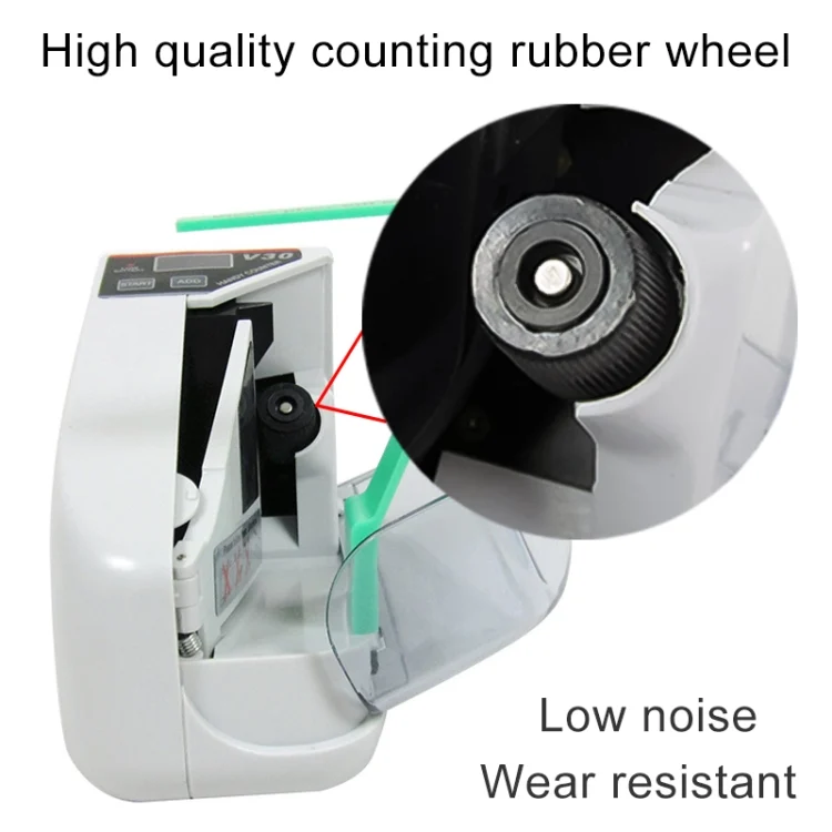 S-CA-0202_4.webp V30 Mini Portable Multi Paper Currency Counting Money Counter, US Plug - Image 5