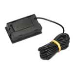 Mini LCD Digital Thermometer for Fridge Freezer, Insert Size 46mm x 26.6mm, Cable Length 1m(Black) - Image 4