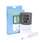 Indoor Thermometer with Hygrometer(White) - Image 4