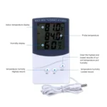 Indoor Thermometer with Hygrometer(White) - Image 5
