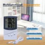Indoor Thermometer with Hygrometer(White) - Image 8