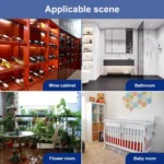 3.8 inch LCD Digital Temperature & Humidity Meter with Clock / Calendar (HTC-1)(White) - Image 9