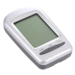 LCD Digital Desk Indoor Thermometer Hygrometer with Date / Clock / Freezing Warning(Silver) - Image 4