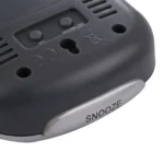 LCD Digital Desk Indoor Thermometer Hygrometer with Date / Clock / Freezing Warning(Silver) - Image 5