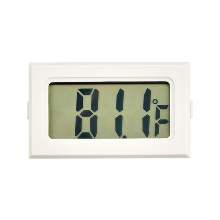 S-CA-1185W.webp Mini LCD Indoor Digital Thermometer (Fahrenheit Display), White - Image 1