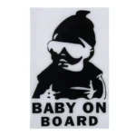 Baby On Board Pattern Vinyl Car Sticker, Size: 20cm x 13cm - Image 2