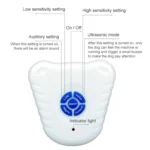 Ultrasonic Bark Stop Collar(White) - Image 3
