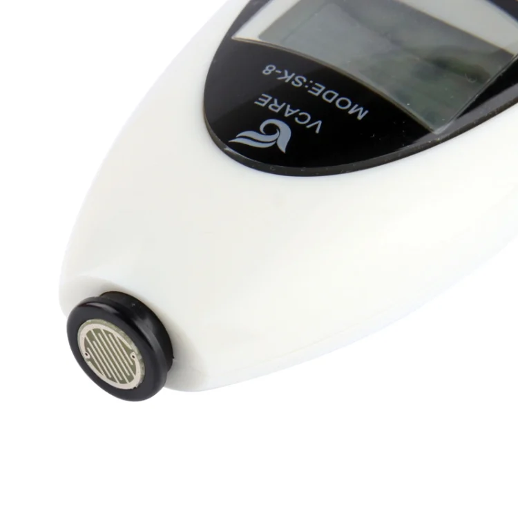 S-CA-1901_3.webp Mini Portable LCD Digital Moisture Skin Care Tester Moisture Oil Content Analyzer(White) - Image 4