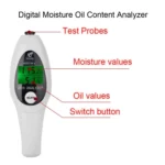 Mini Portable LCD Digital Moisture Skin Care Tester Moisture Oil Content Analyzer(White) - Image 7