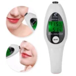 Mini Portable LCD Digital Moisture Skin Care Tester Moisture Oil Content Analyzer(White) - Image 9