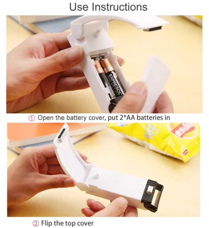 S-CA-2050_8.webp Multi-function Mini Portable Handy Plastic Bag Sealer Sealing Machine(White) - Image 9