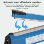 FS-300 300mm Heat Sealing Hand Impulse Poly Sealer Closer Machine - Image 3