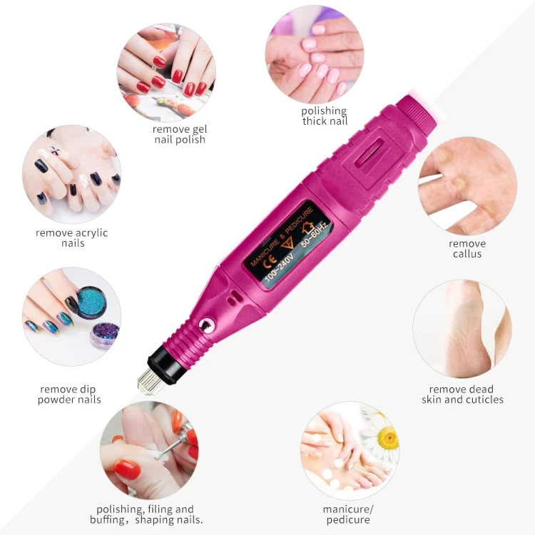 S-CA-2169_5.webp Mini Nail Machine, Variable Speed Rotary Detail Carver(Red) - Image 6