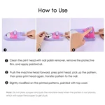 DIY Nail Art Printing Stamp Machine Set - Image 5