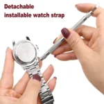 Handy Tool spring Bar Remover + Pin Remover for Replace Band Wrist(Silver) - Image 5
