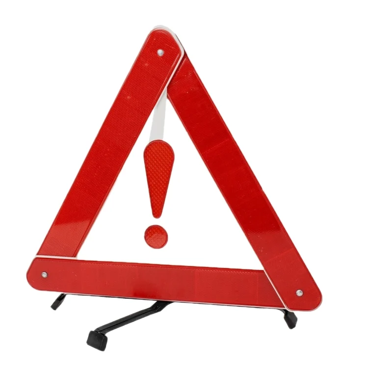 S-CA-2591R_2.webp Foldable Reflective Triangle Safety Warning Board, Size: 39.5cm x 35cm - Image 3