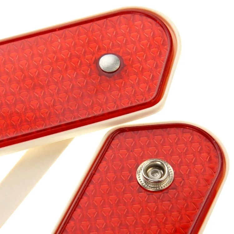 S-CA-2591R_5.webp Foldable Reflective Triangle Safety Warning Board, Size: 39.5cm x 35cm - Image 6