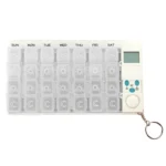7 Days Pill Box with Digital Timer(White)