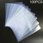 100 PCS Sealer Closer Machine Special Transparent Plastic Bag with Customized Logo & Design, Size: 23cm x 33cm