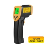 Infrared Thermometer, Temperature Range: -50 - 380 Degrees Celsius (D:S = 12:1)(Black) - Image 2