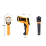 Infrared Thermometer, Temperature Range: -18 - 1150 Degrees Celsius(Orange) - Image 2