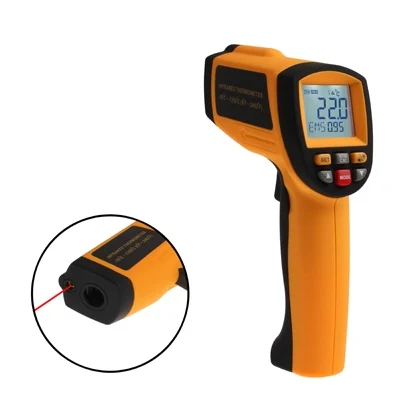 S-CA-2904.webp Infrared Thermometer, Temperature Range: -18 - 1350 Degrees Celsius(Orange) - Image 1