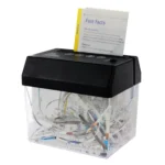 Mini USB Paper Shredder with Letter Opener(Black) - Image 2
