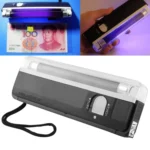 Handheld Blacklight UV Lamp & LED Flashlight, Verify Hidden Security Features On banknotes and Passport(Black) - Image 2