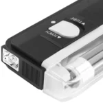 Handheld Blacklight UV Lamp & LED Flashlight, Verify Hidden Security Features On banknotes and Passport(Black) - Image 9