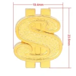 Universal 8mm Dollar Style Plastic Car Tire Valve Caps, Pack of 4 - Image 3