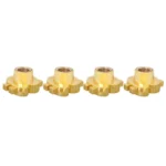 Universal 8mm Dollar Style Plastic Car Tire Valve Caps, Pack of 4 - Image 6